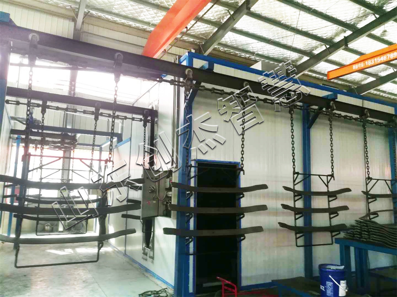 汽車(chē)鋼板彈簧涂裝線